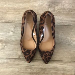 Leopard Print Heels (size 6.5)